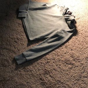 Cropped Grey Roma Hoodie